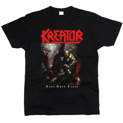 Kreator 01 - Футболка мужская, Черный, XS, Стандарт 150 г/кв.м, 1111011