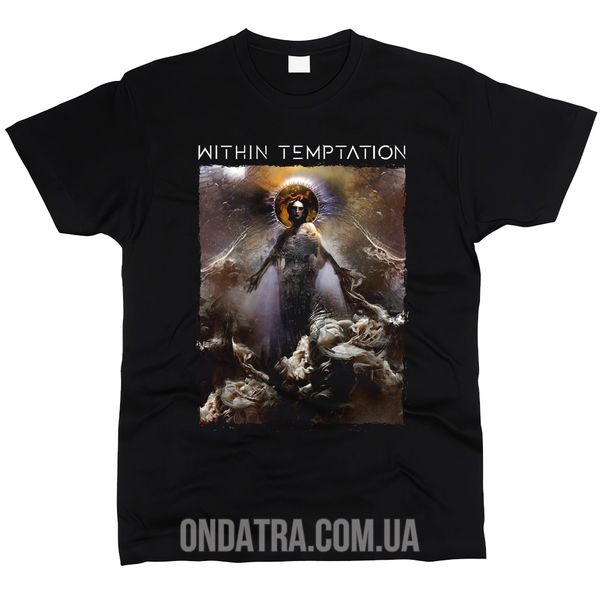 Within Temptation 02 - Футболка чоловіча, Чорний, XS, Стандарт 150 г/кв.м, 1111011