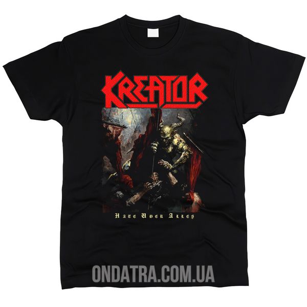 Kreator 01 - Футболка чоловіча, Чорний, XS, Стандарт 150 г/кв.м, 1111011