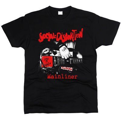 Social Distortion 02 - Футболка мужская, Черный, XS, Стандарт 150 г/кв.м, 1111011
