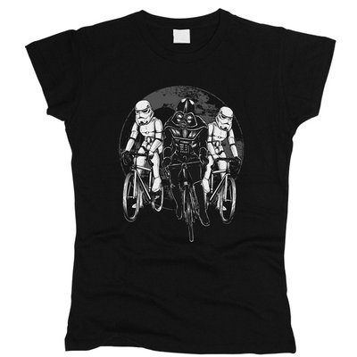 Darth Vader On The Bike 02 - Футболка жіноча фото