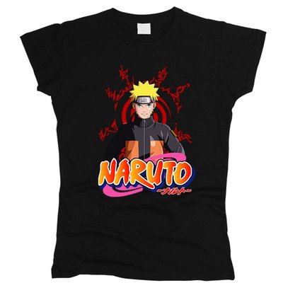Naruto 01 (Наруто) - Футболка жіноча розмір S, Чорний, S, 150 г/кв.м., 1211012