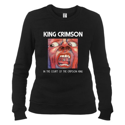 King Crimson 03 - Світшот жіночий, Чорний, XS, 2223011