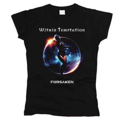 Within Temptation 01 - Футболка жіноча, Чорний, S, 170 г./кв.м., 1211012