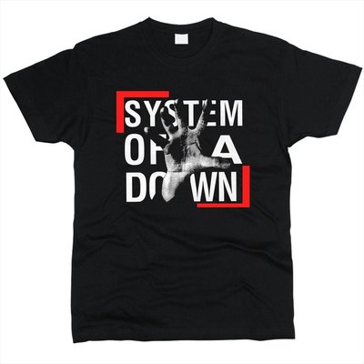 System Of A Down 02 - Футболка чоловіча розмір XS, Чорний, XS, Стандарт 150 г/кв.м, 1111012