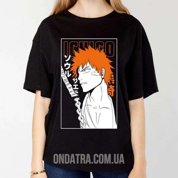 Bleach 05 - Футболка оверсайз жіноча Epic, Чорний, XS, 170 г./кв.м., 1225011