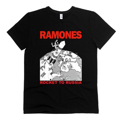Ramones 05 - Футболка чоловіча/унісекс розмір Epic XS, Чорний, XS, 170 г./кв.м., 1121011