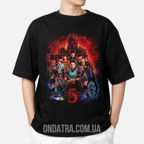 Stranger Things 10 (Дивні Дива) - Футболка чоловіча оверсайз Epic фото