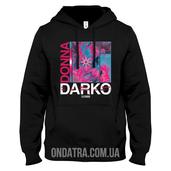 Darko US 02 - Толстовка мужская, Черный, S, 300 г/кв.м., Трехнитка с начесом, 3124012