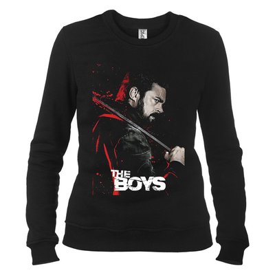 Хлопаки (The Boys) 04 - Світшот жіночий, Чорний, XS, Легка двохнитка 220 г/кв.м., 2223011