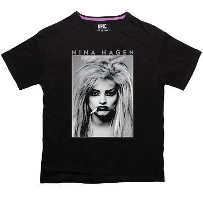 Nina Hagen 01 - Футболка жіноча оверсайз Epic, Чорний, XS, 170 г./кв.м., 1225011