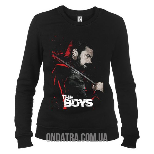 Хлопаки (The Boys) 04 - Світшот жіночий, Чорний, XS, Легка двохнитка 220 г/кв.м., 2223011