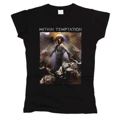 Within Temptation 02 - Футболка женская, Черный, S, 170 г./кв.м., 1211012