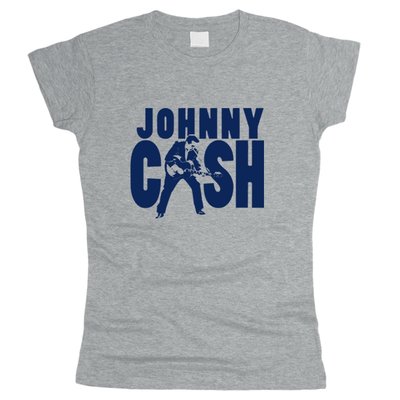 Johnny Cash 01 - Футболка жіноча фото