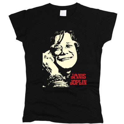 Janis Joplin 01 - Футболка женская фото