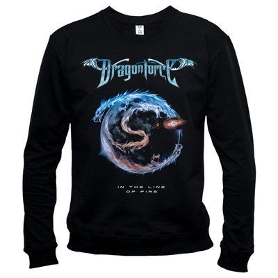 Dragonforce 01 - Свитшот мужской, Черный, XS, Легкая двунитка 220 г/кв.м., 2123011