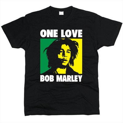 Bob Marley 04 - Футболка чоловіча фото