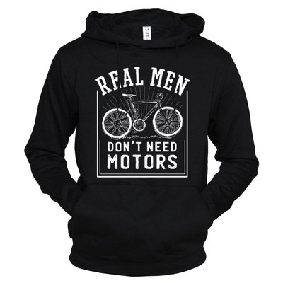 Real Man Don't Need Motors - Толстовка чоловіча фото