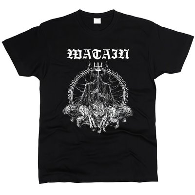 Watain 03 - Футболка мужская, Черный, XS, Стандарт 150 г/кв.м, 1111011