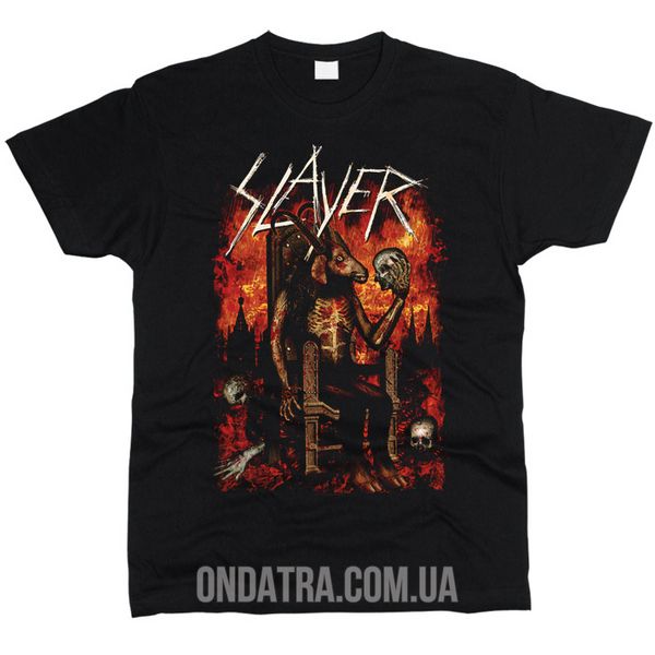 Slayer 06 - Футболка мужская размер XXL, Черный, XXL, Стандарт 150 г/кв.м, 1111016