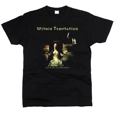 Within Temptation 03 - Футболка чоловіча, Чорний, XS, Стандарт 150 г/кв.м, 1111011