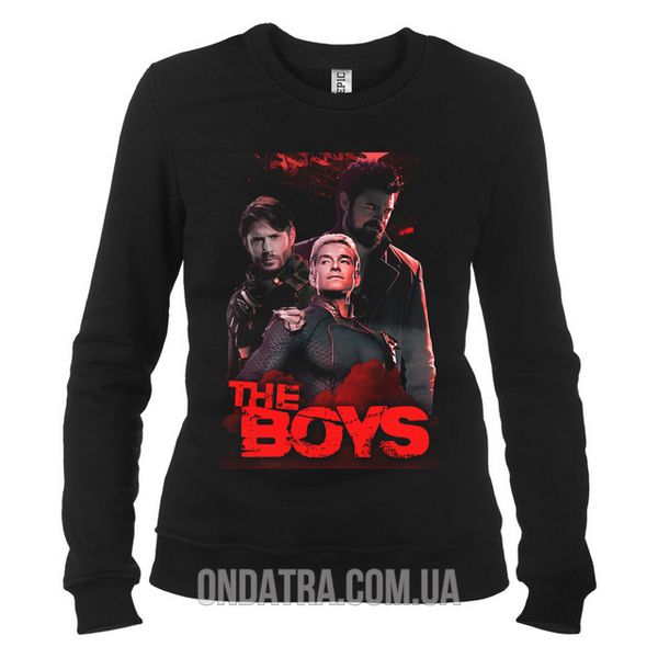 Пацаны (The Boys) 03 - Свитшот женский, Черный, XS, Легкая двунитка 220 г/кв.м., 2223011