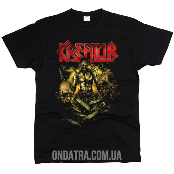 Kreator 02 - Футболка чоловіча, Чорний, XS, Стандарт 150 г/кв.м, 1111011