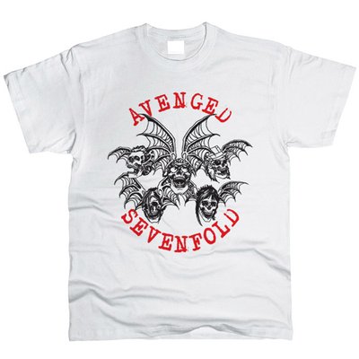 Avenged Sevenfold 01 - Футболка чоловіча, Білий, XXL, Стандарт 150 г/кв.м, Білий, 1111026