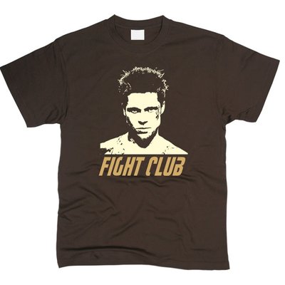 Fight Club 03 (Бойцовский Клуб) - Футболка мужская размер L, Коричневый, L, Стандарт 150 г/кв.м, 1111184