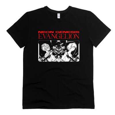 Evangelion 04 (Євангеліон) - Футболка чоловіча/унісекс Epic розмір XXL, Чорний, XXL, 170 г./кв.м., 1121016