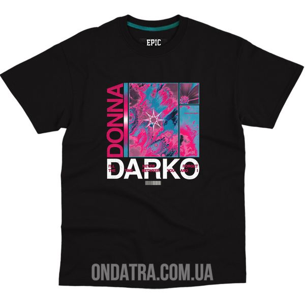 Darko US 02 - Футболка чоловіча оверсайз Epic, Чорний, S, 200 г./кв.м., 1125012