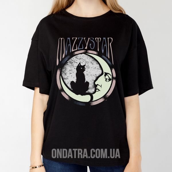 Mazzy Star 02 - Футболка женская оверсайз Epic, Черный, XS, 170 г./кв.м., 1225011