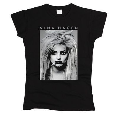 Nina Hagen 01 - Футболка жіноча, Чорний, S, 150 г/кв.м., 1211012