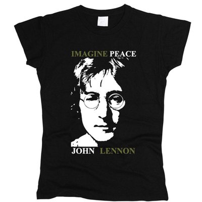 John Lennon 01 - Футболка жіноча фото