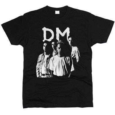 Depeche Mode 01 - Футболка чоловіча розмір L, Чорний, L, Стандарт 150 г/кв.м, Чорний, 1111014