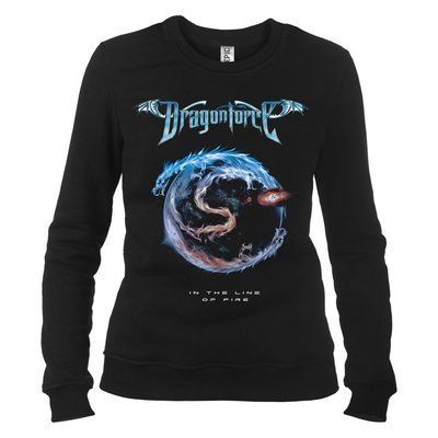 Dragonforce 01 - Свитшот женский, Черный, XS, Легкая двунитка 220 г/кв.м., 2223011