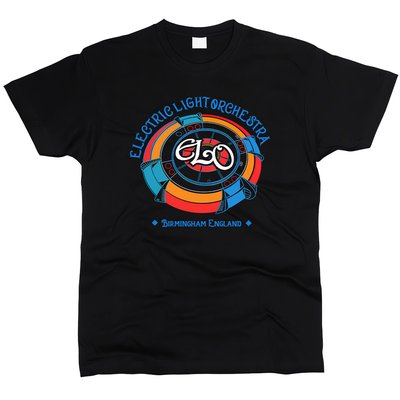 Electric Light Orchestra (ELO) 02 - Футболка мужская, Черный, XS, Стандарт 150 г/кв.м, 1111011