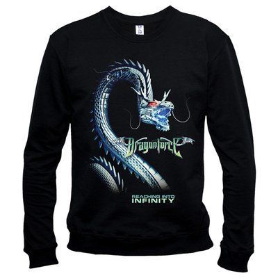 Dragonforce 02 - Свитшот мужской, Черный, XS, Легкая двунитка 220 г/кв.м., 2123011