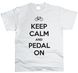 Keep Calm And Pedal On - Футболка мужская фото