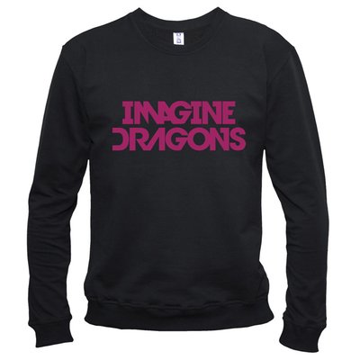 Imagine Dragons 01 - Світшот чоловічий розмір XS, Чорний, XS, Чорний, Легка двохнитка 220 г/кв.м., 2123012