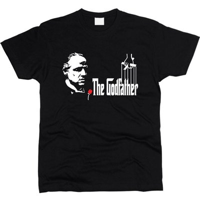 Godfather 02 (Хресний Батько) - Футболка чоловіча розмір М, Чорний, M, Стандарт 150 г/кв.м, 1111013