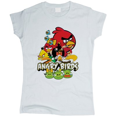 Angry Birds 05 - Футболка жіноча фото