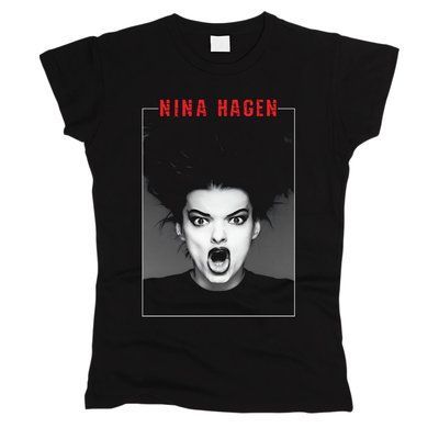 Nina Hagen 02 - Футболка жіноча, Чорний, S, 150 г/кв.м., 1211012