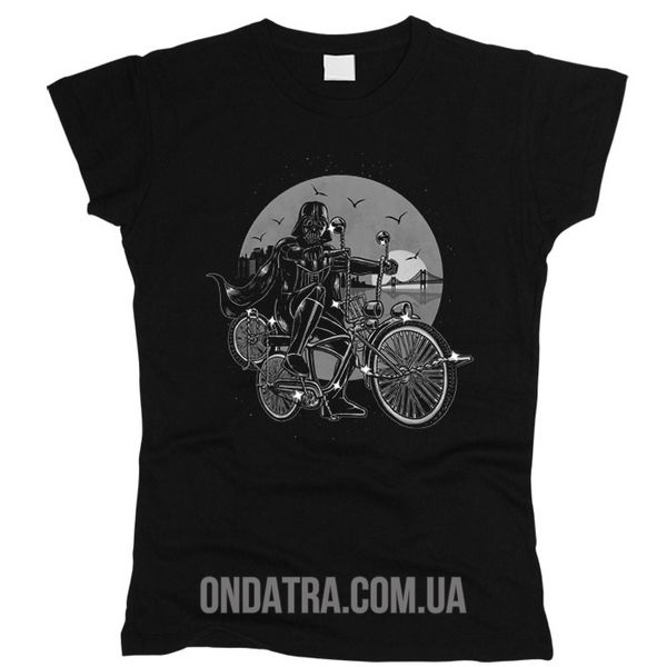 Darth Vader On The Bike 01 - Футболка жіноча фото