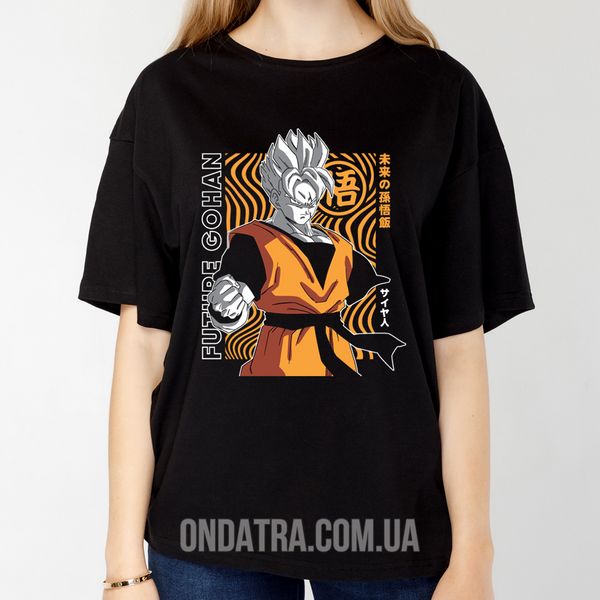 Dragon Ball 01 - Футболка оверсайз жіноча Epic, Чорний, XS, 170 г./кв.м., 1225011