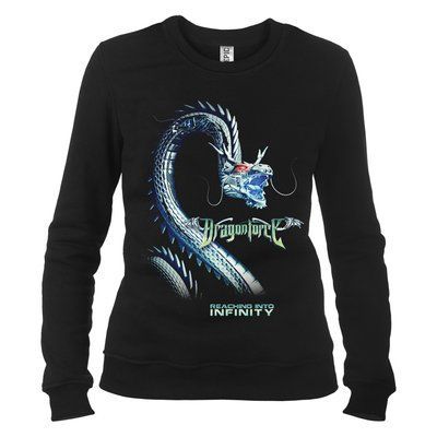 Dragonforce 02 - Свитшот женский, Черный, XS, Легкая двунитка 220 г/кв.м., 2223011