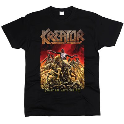 Kreator 03 - Футболка чоловіча, Чорний, XS, Стандарт 150 г/кв.м, 1111011