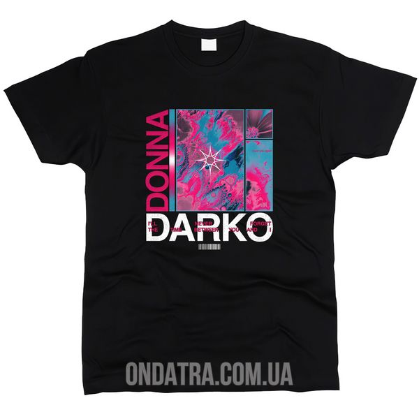 Darko US 02 - Футболка мужская, Черный, XS, Стандарт 150 г/кв.м, 1111011