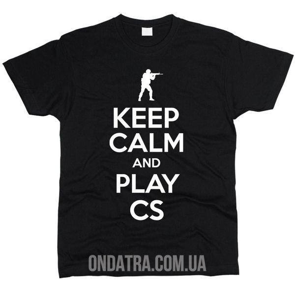 Keep Calm And Play CS - Футболка чоловіча фото