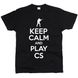 Keep Calm And Play CS - Футболка чоловіча фото 1